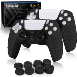 [2 Pack] PS5 Controller Skin Anti-Slip Thicken Silicone Protective Cover Case Perfectly Compatible with